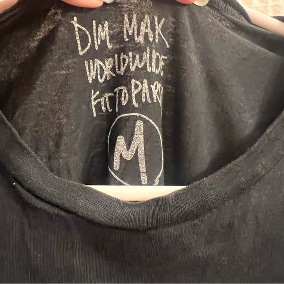 Steve Aoki Aoki Jump Black Dim Mak T-Shirt 2012 Rare | Size Medium - Picture 3 of 4